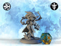 Goblin Sorceress Miniature, Frostflaire | Twin Goddess Miniatures | Tabletop RPG Miniature | Roleplaying 3D Printed Fantasy Mini - 3DPrintDen
