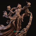 Female Wizard Miniature | Tabletop RPG Miniature | Nerikson | Roleplaying 3D Printed Fantasy Mini - 3DPrintDen