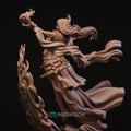 Female Wizard Miniature | Tabletop RPG Miniature | Nerikson | Roleplaying 3D Printed Fantasy Mini - 3DPrintDen