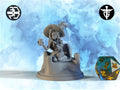 Necromancer Lounger Miniature | Twin Goddess Miniatures | Tabletop RPG Miniature | Roleplaying 3D Printed Fantasy Mini - 3DPrintDen