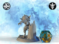 Female Goblin Werewolf Miniature, Mirabel | Twin Goddess Miniatures | Tabletop RPG Miniature | Roleplaying 3D Printed Fantasy Mini - 3DPrintDen
