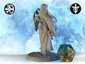 Female Elf Merchant Miniature, Silfie | Twin Goddess Miniatures | Tabletop RPG Miniature | Roleplaying 3D Printed Fantasy Mini - 3DPrintDen