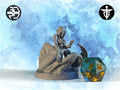 Siren Miniature | Twin Goddess Miniatures | Tabletop RPG Miniature | Roleplaying 3D Printed Fantasy Mini - 3DPrintDen