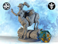 Female Centaur Messenger Miniature, Dordesh | Twin Goddess Miniatures | Tabletop RPG Miniature | Roleplaying 3D Printed Fantasy Mini - 3DPrintDen