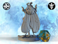Moth Girl Miniature| Twin Goddess Miniatures | Tabletop RPG Miniature | Roleplaying 3D Printed Fantasy Mini - 3DPrintDen