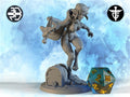 Female Tabaxi Miniature | Twin Goddess Miniatures | Tabletop RPG Miniature | Roleplaying 3D Printed Fantasy Mini - 3DPrintDen