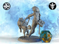 Blind Warlock Miniature, Kelsey | Twin Goddess Miniatures | Tabletop RPG Miniature | Roleplaying 3D Printed Fantasy Mini - 3DPrintDen