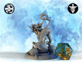 Female Goblin Bomber Miniature | Twin Goddess Miniatures | Tabletop RPG Miniature | Roleplaying 3D Printed Fantasy Mini - 3DPrintDen