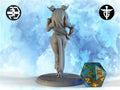 Dragon Mistress Miniature | Twin Goddess Miniatures | Tabletop RPG Miniature | Roleplaying 3D Printed Fantasy Mini - 3DPrintDen