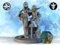 Vampire Couple Miniature | Twin Goddess Miniatures | Tabletop RPG Miniature | Roleplaying 3D Printed Fantasy Mini - 3DPrintDen