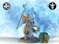 Female Necromancer Miniature | Twin Goddess Miniatures | Tabletop RPG Miniature | Roleplaying 3D Printed Fantasy Mini - 3DPrintDen