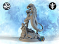 Corrupted Behir Miniature | Twin Goddess Miniatures | Tabletop RPG Miniature | Roleplaying 3D Printed Fantasy Mini - 3DPrintDen
