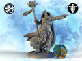 Lich Pinup Miniature | Twin Goddess Miniatures | Tabletop RPG Miniature | Roleplaying 3D Printed Fantasy Mini - 3DPrintDen