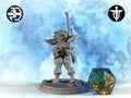 Female Goblin Gunner Miniature, Quinn | Twin Goddess Miniatures | Tabletop RPG Miniature | Roleplaying 3D Printed Fantasy Mini - 3DPrintDen