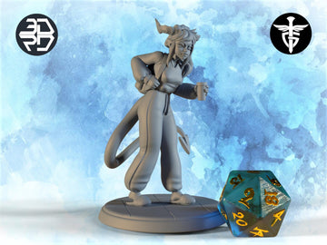 Succubus Student Miniature | Twin Goddess Miniatures | Tabletop RPG Miniature | Roleplaying 3D Printed Fantasy Mini - 3DPrintDen
