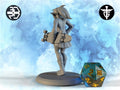 Female Elf Skater Miniature | Twin Goddess Miniatures | Tabletop RPG Miniature | Roleplaying 3D Printed Fantasy Mini - 3DPrintDen