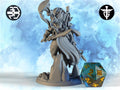 Female Exodite Miniature | Twin Goddess Miniatures | Tabletop RPG Miniature | Roleplaying 3D Printed Fantasy Mini - 3DPrintDen