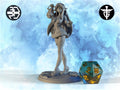 Female Elf Miniature, Ivy | Twin Goddess Miniatures | Tabletop RPG Miniature | Roleplaying 3D Printed Fantasy Mini - 3DPrintDen