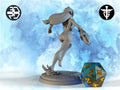 Female Lifeguard Miniature | Twin Goddess Miniatures | Tabletop RPG Miniature | Roleplaying 3D Printed Fantasy Mini - 3DPrintDen