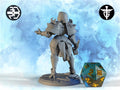 Female Cleric Reforged Miniature, Dahlia | Twin Goddess Miniatures | Tabletop RPG Miniature | Roleplaying 3D Printed Fantasy Mini - 3DPrintDen
