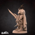 High King Warrior Miniature | Tabletop RPG Miniature | Bite the Bullet | Roleplaying 3D Printed Fantasy Mini - 3DPrintDen
