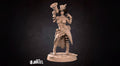 Female Mad Hostess Miniature, Roxy | Tabletop RPG Miniature | Bite the Bullet | Roleplaying 3D Printed Fantasy Mini - 3DPrintDen