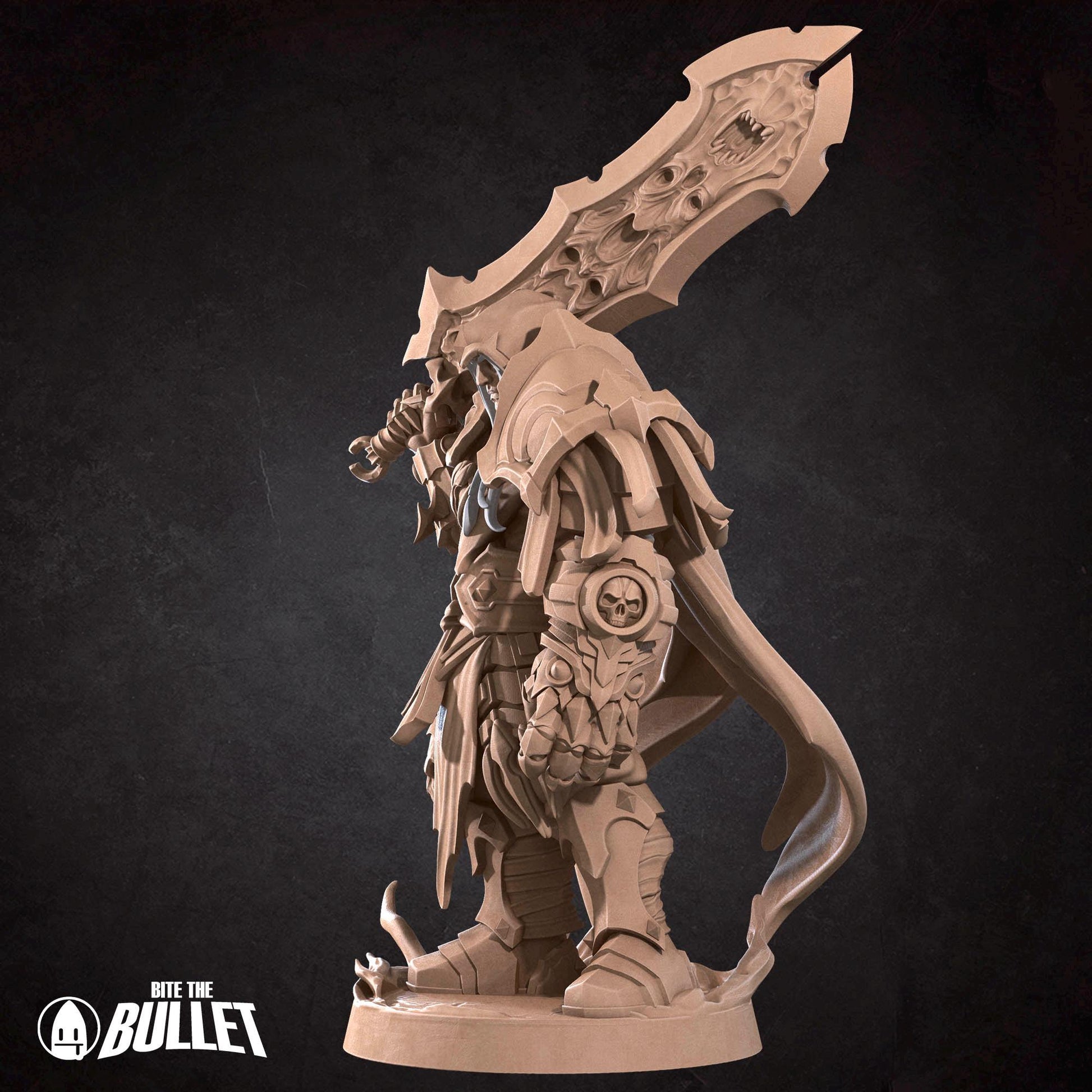 Red Demon Rider Miniature | Tabletop RPG Miniature | Bite the Bullet | Roleplaying 3D Printed Fantasy Mini - 3DPrintDen