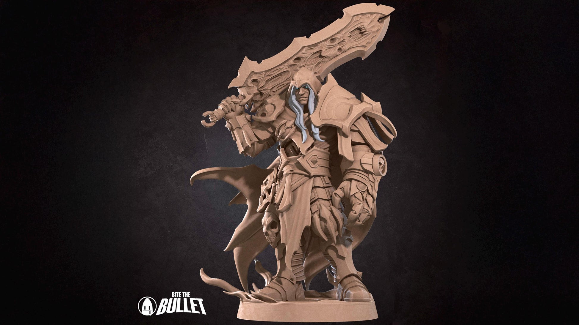 Red Demon Rider Miniature | Tabletop RPG Miniature | Bite the Bullet | Roleplaying 3D Printed Fantasy Mini - 3DPrintDen