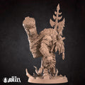 Chosen Chieftain Miniature, Tauren | Tabletop RPG Miniature | Bite the Bullet | Roleplaying 3D Printed Fantasy Mini - 3DPrintDen