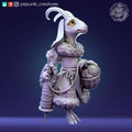 Goat Lady Miniature | Tabletop RPG Miniature | Pepunki Creatures | Roleplaying 3D Printed Fantasy Mini - 3DPrintDen