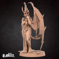 Cambion Sorceress Miniature, Meliora | Tabletop RPG Miniature | Bite the Bullet | Roleplaying 3D Printed Fantasy Mini - 3DPrintDen