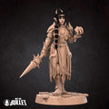 Female Half-Elf Cleric Miniature | Tabletop RPG Miniature | Bite the Bullet | Roleplaying 3D Printed Fantasy Mini - 3DPrintDen
