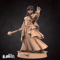 Female Mage Invoker Miniature | Tabletop RPG Miniature | Bite the Bullet | Roleplaying 3D Printed Fantasy Mini - 3DPrintDen