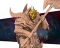Masked Warrior Miniature | Tabletop RPG Miniature | Bite the Bullet | Roleplaying 3D Printed Fantasy Mini - 3DPrintDen