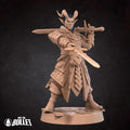Tiefling Paladin Miniature | Tabletop RPG Miniature | Bite the Bullet | Roleplaying 3D Printed Fantasy Mini - 3DPrintDen