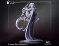 Female Elf Miniature, Ilyana Moonblades | Tabletop RPG Miniature | Miniatures Blueprint | Roleplaying 3D Printed Fantasy Mini - 3DPrintDen