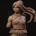 Female Monk Bust, Jingwei | Tabletop RPG Miniature | Nerikson | Roleplaying 3D Printed Fantasy Mini - 3DPrintDen