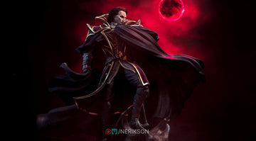 Vampire Lord Miniature, Morvain | Tabletop RPG Miniature | Nerikson | Roleplaying 3D Printed Fantasy Mini - 3DPrintDen