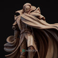 Vampire Lord Miniature, Morvain | Tabletop RPG Miniature | Nerikson | Roleplaying 3D Printed Fantasy Mini - 3DPrintDen