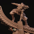 The Kawata Sisters Miniature, Shizuka | Tabletop RPG Miniature | Nerikson | Roleplaying 3D Printed Fantasy Mini - 3DPrintDen