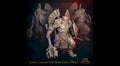 Commander Miniature, Leonai | Tabletop RPG Miniature | Great Grimoire | Roleplaying 3D Printed Fantasy Mini - 3DPrintDen
