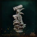 Mutant Pirate Miniature, Slick Horror | Tabletop RPG Miniature | Great Grimoire | Roleplaying 3D Printed Fantasy Mini - 3DPrintDen