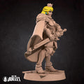 Female Champion Miniature, Lady Peony | Tabletop RPG Miniature | Bite the Bullet | Roleplaying 3D Printed Fantasy Mini - 3DPrintDen