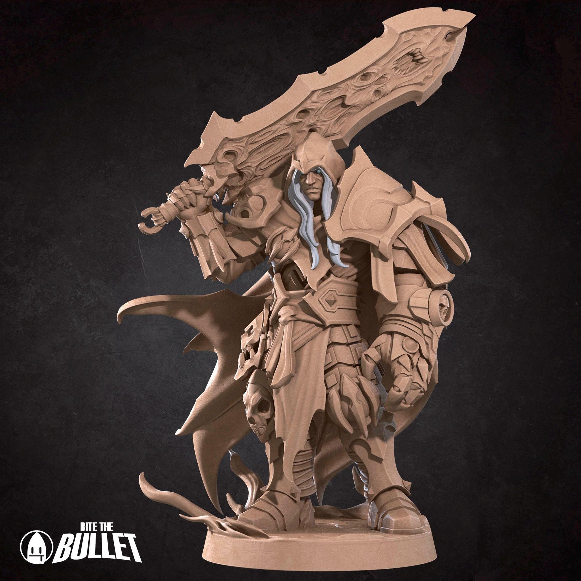 Red Demon Rider Miniature | Tabletop RPG Miniature | Bite the Bullet | Roleplaying 3D Printed Fantasy Mini - 3DPrintDen