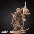 Chosen Chieftain Miniature, Tauren | Tabletop RPG Miniature | Bite the Bullet | Roleplaying 3D Printed Fantasy Mini - 3DPrintDen