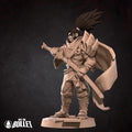 Unforgiven Samurai Miniature | Tabletop RPG Miniature | Bite the Bullet | Roleplaying 3D Printed Fantasy Mini - 3DPrintDen