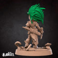 Female Gnome Druid Miniature | Tabletop RPG Miniature | Bite the Bullet | Roleplaying 3D Printed Fantasy Mini - 3DPrintDen