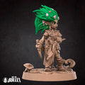 Female Gnome Druid Miniature | Tabletop RPG Miniature | Bite the Bullet | Roleplaying 3D Printed Fantasy Mini - 3DPrintDen