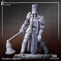 Candle Knight Miniature | Tabletop RPG Miniature | Miniatures Blueprint | Roleplaying 3D Printed Fantasy Mini - 3DPrintDen