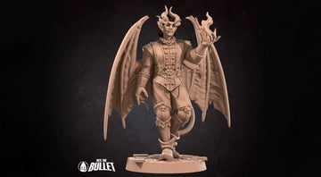 Cambion Devil Miniature | Tabletop RPG Miniature | Bite the Bullet | Roleplaying 3D Printed Fantasy Mini - 3DPrintDen